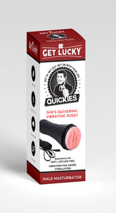 Get Lucky Quickies Vibrating Pussy Masturbator for Men Masturbation Aids for Males